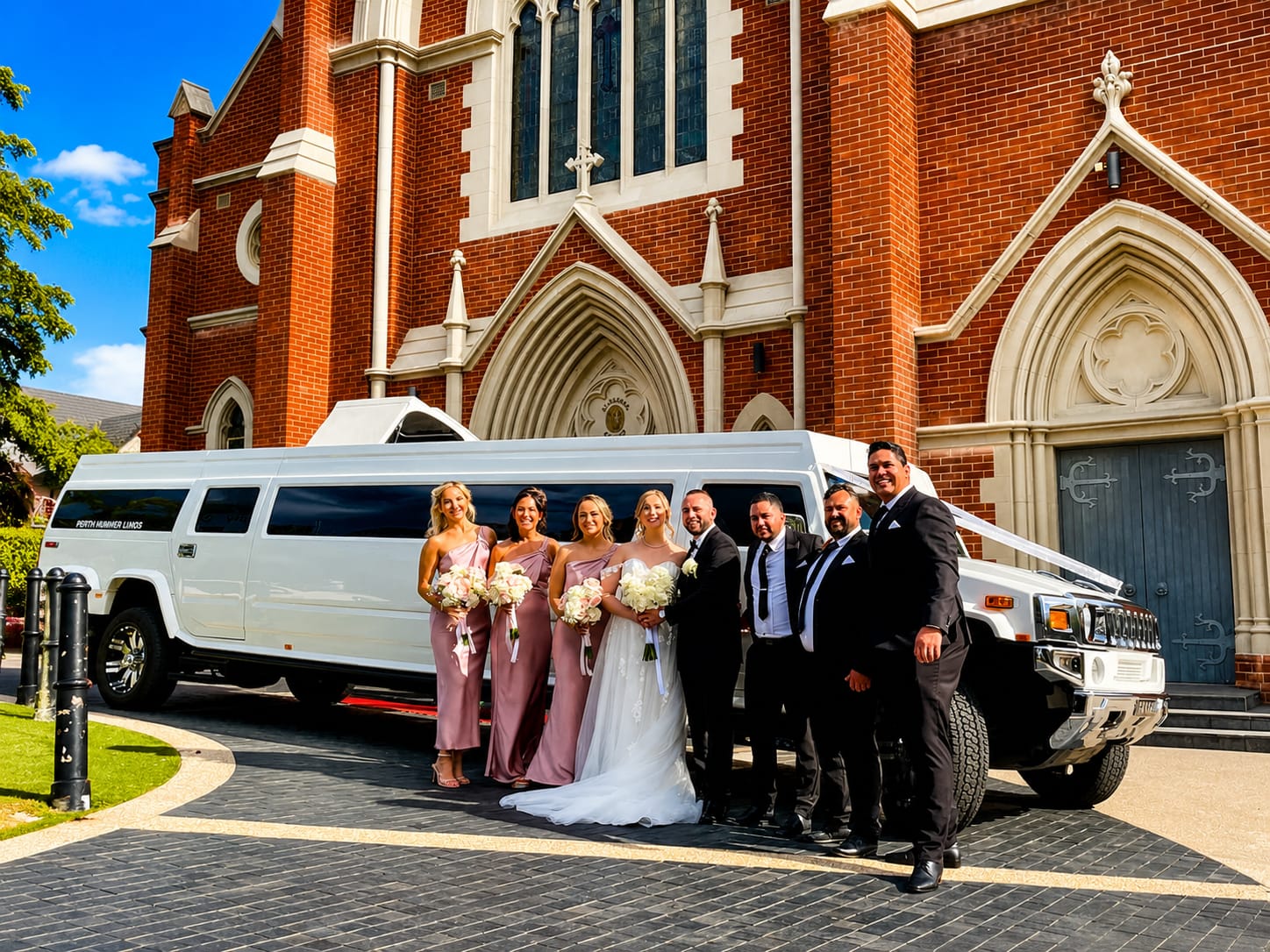 luxury wedding limousine hire perth